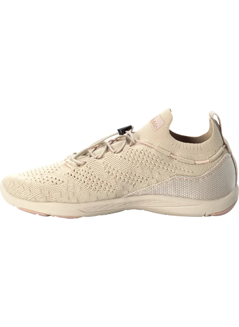 جاك ولفسكن Beige Women's Outdoor Shoes 4056591_5505 Sprit Knit Low W