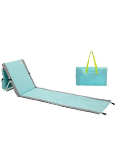 Mike Music Beach Chairs for Adults with Back Support Folding Lightweight Travel Essentials Camping Chairs Backpack Lounge Lawn Chairs for Outdoor Camping Gear and Sun Tanning  - Image 1