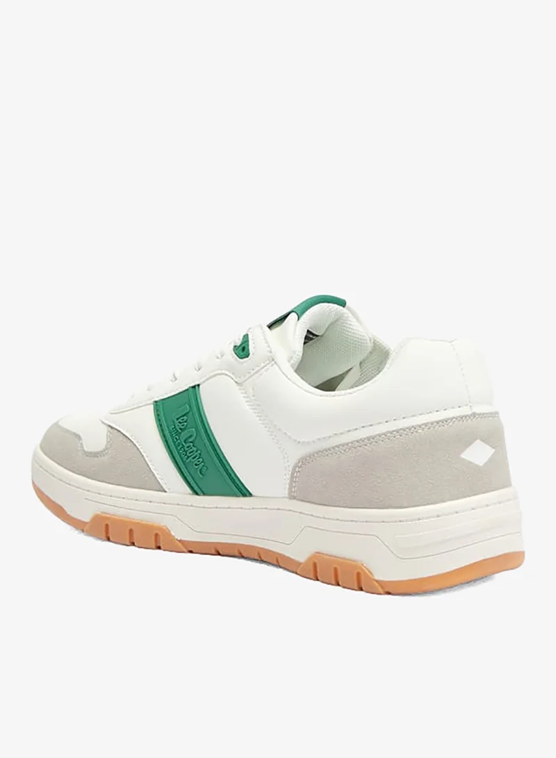 لي كوبر سنيكرز رجالي بألواح وإغلاق برباط