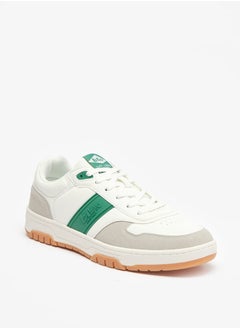Lee Cooper Men's Panelled Sneakers with Lace-Up Closure  - Image 1