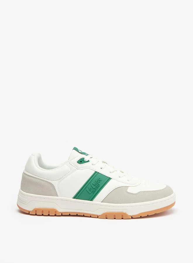 Lee Cooper Men's Panelled Sneakers with Lace-Up Closure