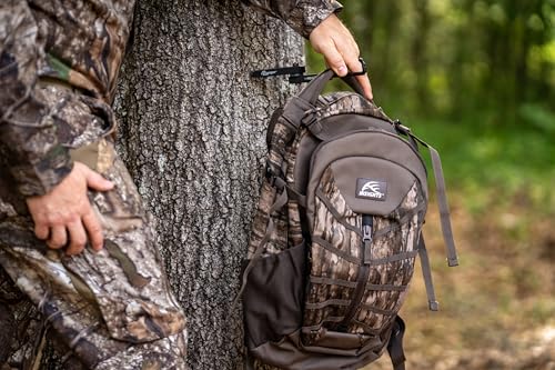 Realtree EZ Hanger – 13" 2-Arm Bow Hanger with Arrow Holders – Tree Screw Mount for Treestand Hunting – Holds Bows – Quiet, Durable & Adjustable Hook Arm - Image 4