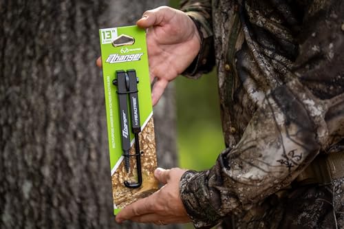 Realtree EZ Hanger – 13" 2-Arm Bow Hanger with Arrow Holders – Tree Screw Mount for Treestand Hunting – Holds Bows – Quiet, Durable & Adjustable Hook Arm - Image 2