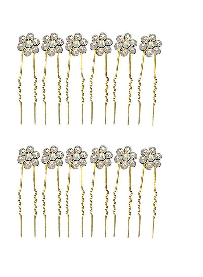 غلان دبابيس تزيين كعكة الشعر للنساء والفتيات - Image 4