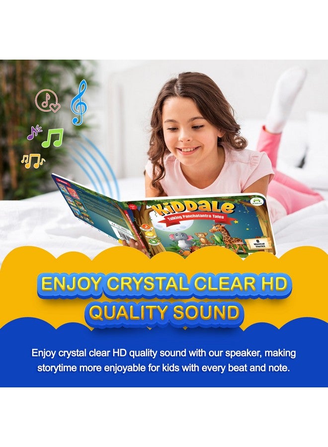 كيدال كتاب قصصي صوتي موسيقي من Panchatantra (باللغة الإنجليزية) للأطفال من سن 3 إلى 8 سنوات | قصص أخلاقية مصورة جذابة مع صوت اللمس واللعب - Image 3