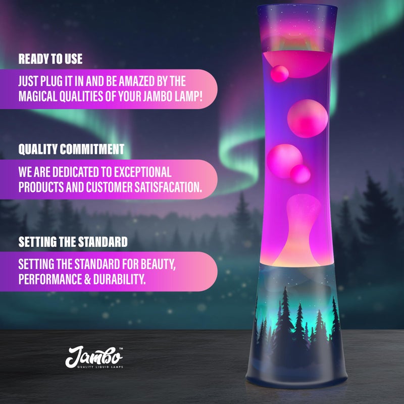 JAMBO 15.5" The Upgraded Motion Lamp, Aurora Decal Motion Light, Beautiful Home Decor, Living Room Bedroom Lamp, Relaxing Nightlight for Teens, Kids & Adults - Image 3