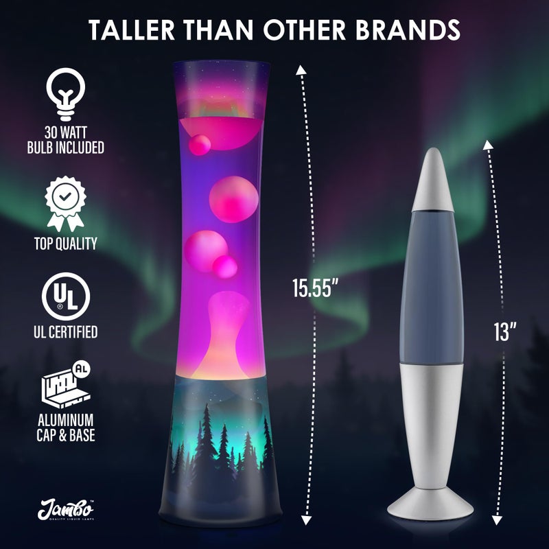 JAMBO 15.5" The Upgraded Motion Lamp, Aurora Decal Motion Light, Beautiful Home Decor, Living Room Bedroom Lamp, Relaxing Nightlight for Teens, Kids & Adults - Image 5