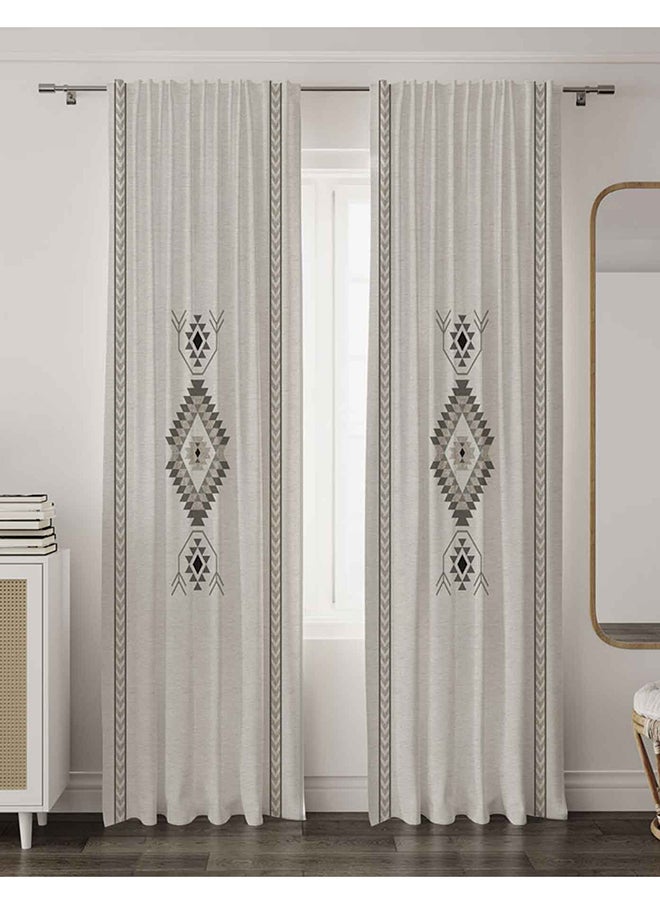 SHATTA Ready-Made Printed Curtain (Two Pieces Back Tape)  275x270x275 