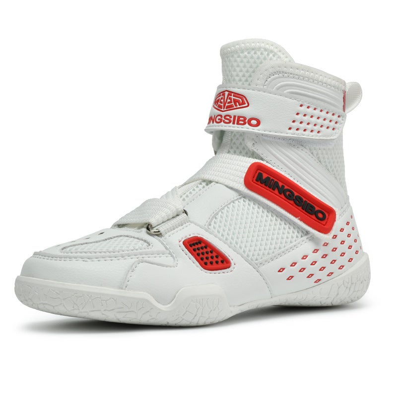 6073T Boxing Shoes Wrestling Shoes Soft Fitness Comfortable Anti-Slip Training Competition Shoes Indoor Training Shoes - Image 2