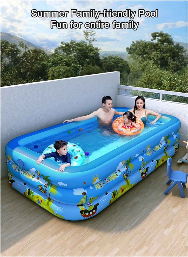 TAPIT 210x145x60CM Swimming Pool Children's Large Home Inflatable Pool Baby Outdoor Playground Pool Ocean Ball Pool  - Image 4