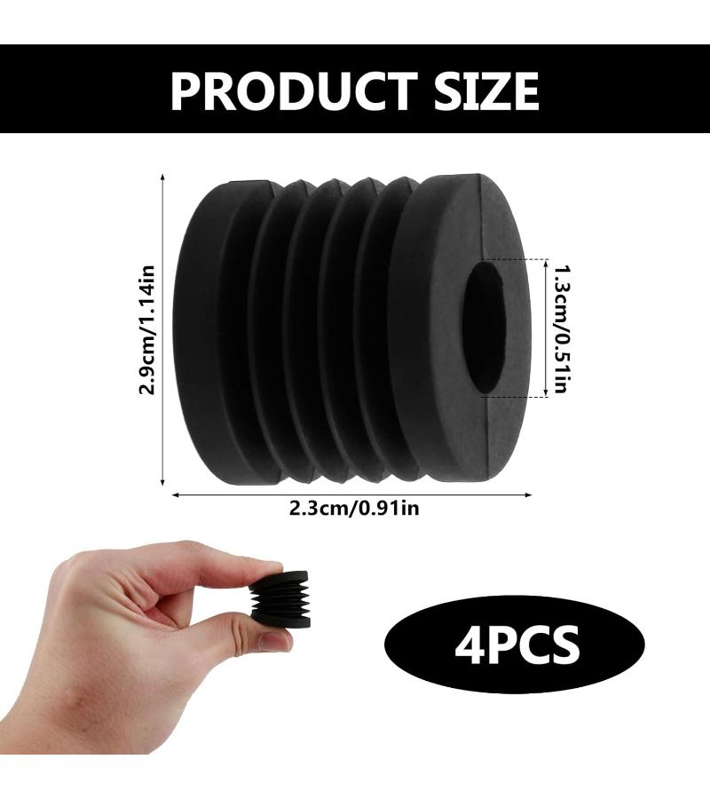 8Pcs Black High Elastic Silicone Foot Pads For Taku X1 P1 Series Stable Support - Image 2