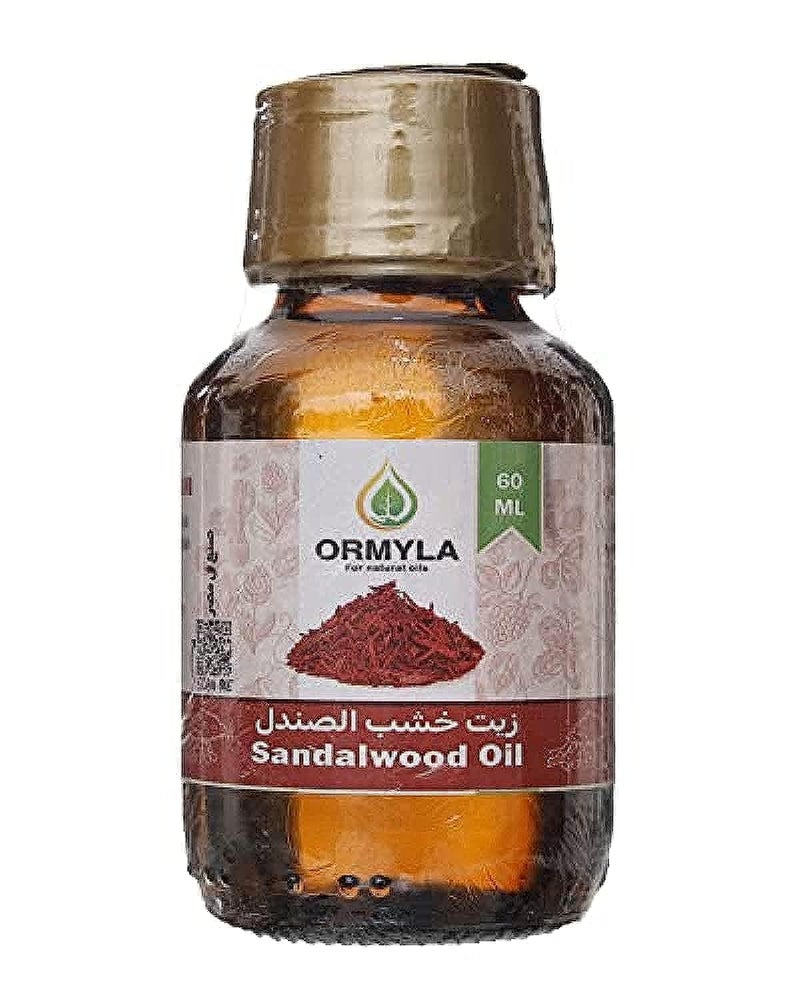Ormyla Sandalwood Oil Virgin for Hair, Face and Body, 60 Ml