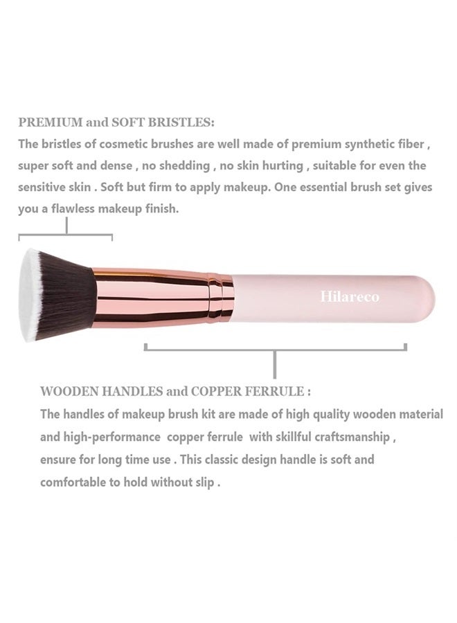 Hilareco PHOERA Foundation, Air Cushion CC Cream Natural Foundation,Phoera Foundation Full Coverage,Phoera Face Primer, Kabuki Brush Foundation Brush Makeup (105 Sand + #05 Medium Deep CC Cream)  - Image 5