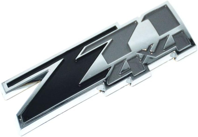 Aimoll 2pcs Z71 4x4 Emblems Badges, 3D ABS Decal Emblems for Chevy GMC Silverado(Black Grey) - Image 3