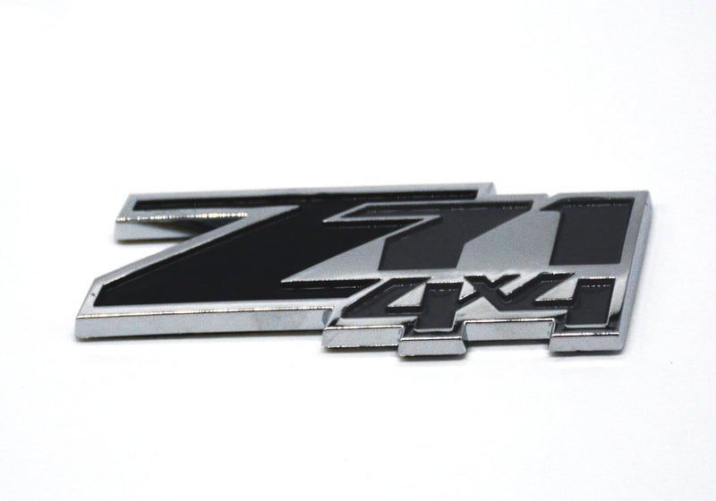 Aimoll 2pcs Z71 4x4 Emblems Badges, 3D ABS Decal Emblems for Chevy GMC Silverado(Black Grey) - Image 5