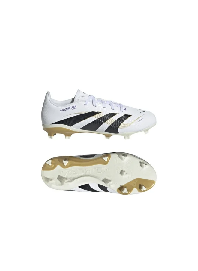 Adidas Adidas Predator League Fg/Mg J U White Football/Soccer Shoes For Kids