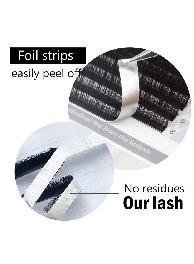 NAGARAKU Eyelash Extensions Individual Faux Mink Eyelash False Eyelashe Classic Eyelash Individual Eyelashes (0.25 Thickness C Curl) - Image 3