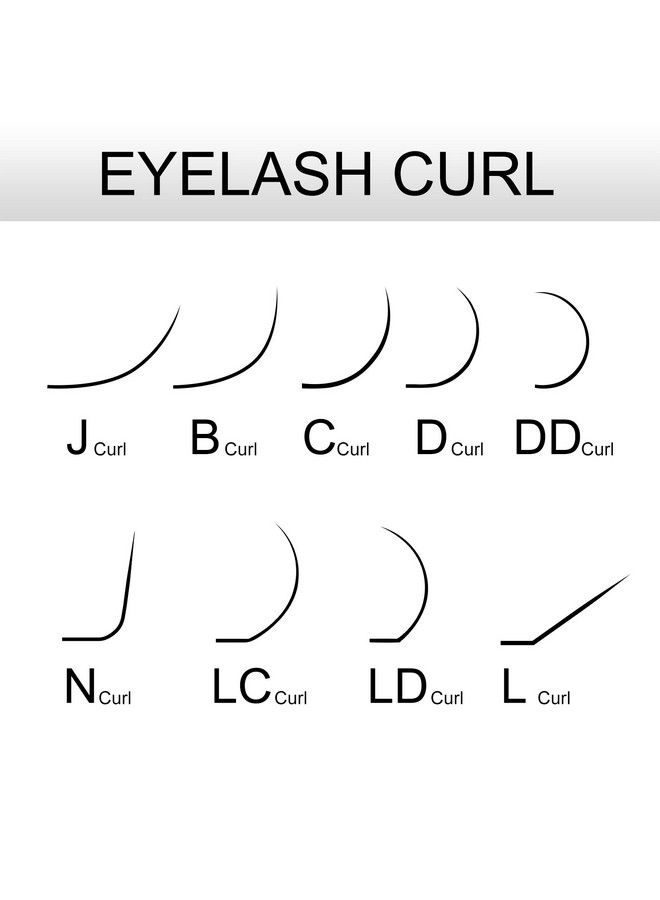NAGARAKU Eyelash Extensions Individual Faux Mink Eyelash False Eyelashe Classic Eyelash Individual Eyelashes (0.25 Thickness C Curl) - Image 5