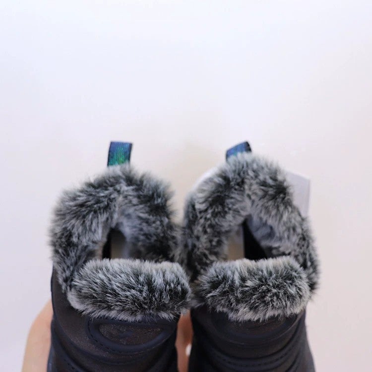 Fleece-Lined Caterpillar Children'S Shoes 2024 Winter Warm New Boys And Girls Sneaker Baby Toddler Shoes Slip-On - Image 4