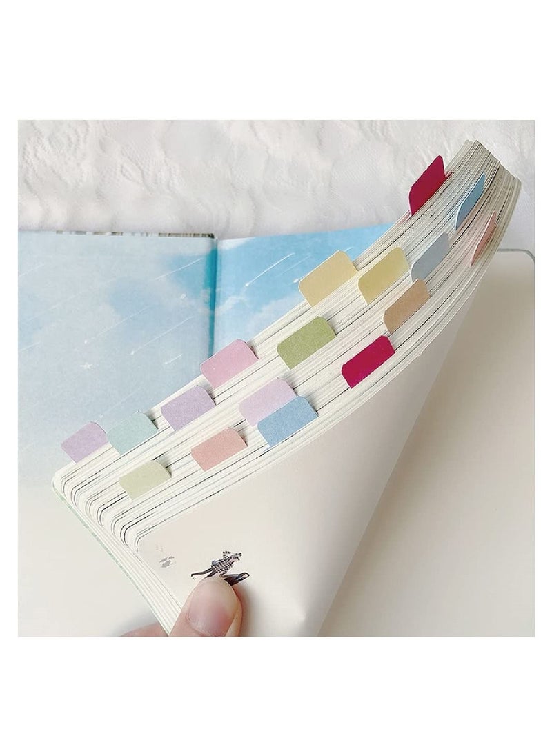 Y&D - Thickened Handwritten Page Markers, 420 Pcs Color Index Classification Label With 12 Colors, 35 Sheet Self-Adhesive Sticky Note Tags, Colors Adhesive Tabs Flags for Diary Notebook Bookmark - Image 1