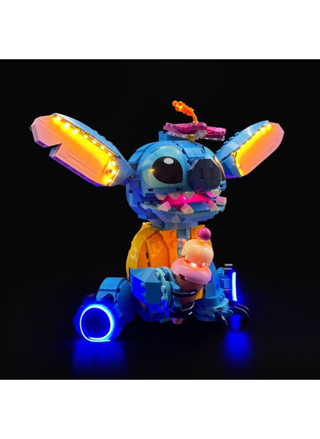 BRIXSPARK BRIXSPARK LED Light for 43249 Disney Stitch Building Blocks Model (Building Set NOT Included)  - Image 3