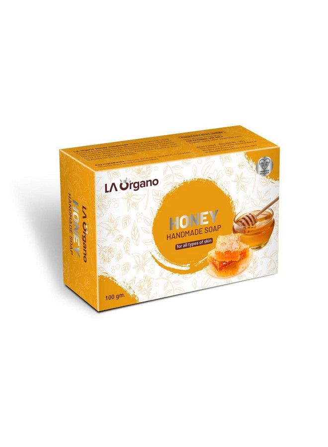 LA Organo Honey Handmade Natural Bath Soap 100Gm - Image 1