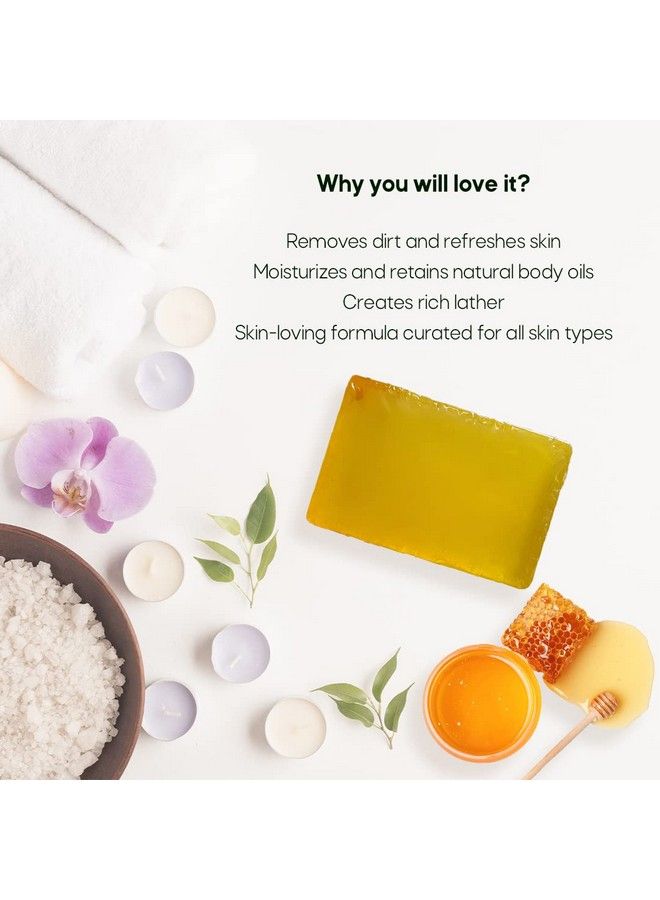 LA Organo Honey Handmade Natural Bath Soap 100Gm - Image 5