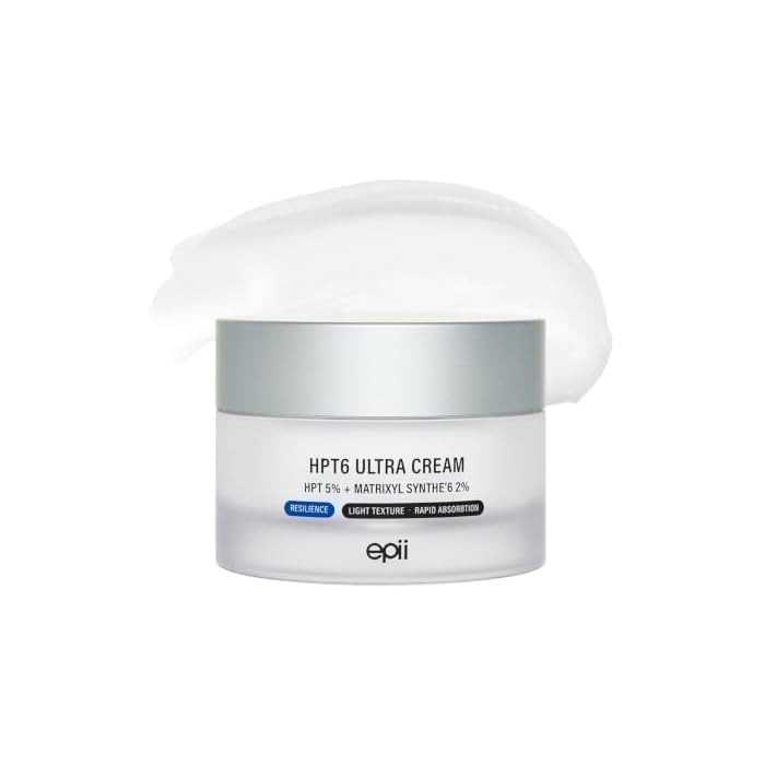 HPT6 Ultra Cream 5% - Plumping Firming Face Moisturizer with 5% HPT Complex & 2% Matrixyl Synthe'6 - Anti Wrinkle Cream for Loss of Firmness & Hollow-Looking Skin, 50mL