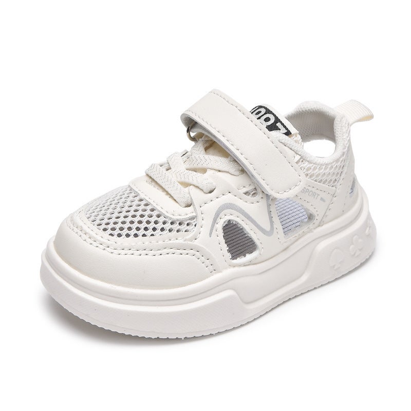 Mesh Sneakers Lightweight Flexible Sole Walking Shoes For Kids Indoor And Outdoor Activities - Image 1