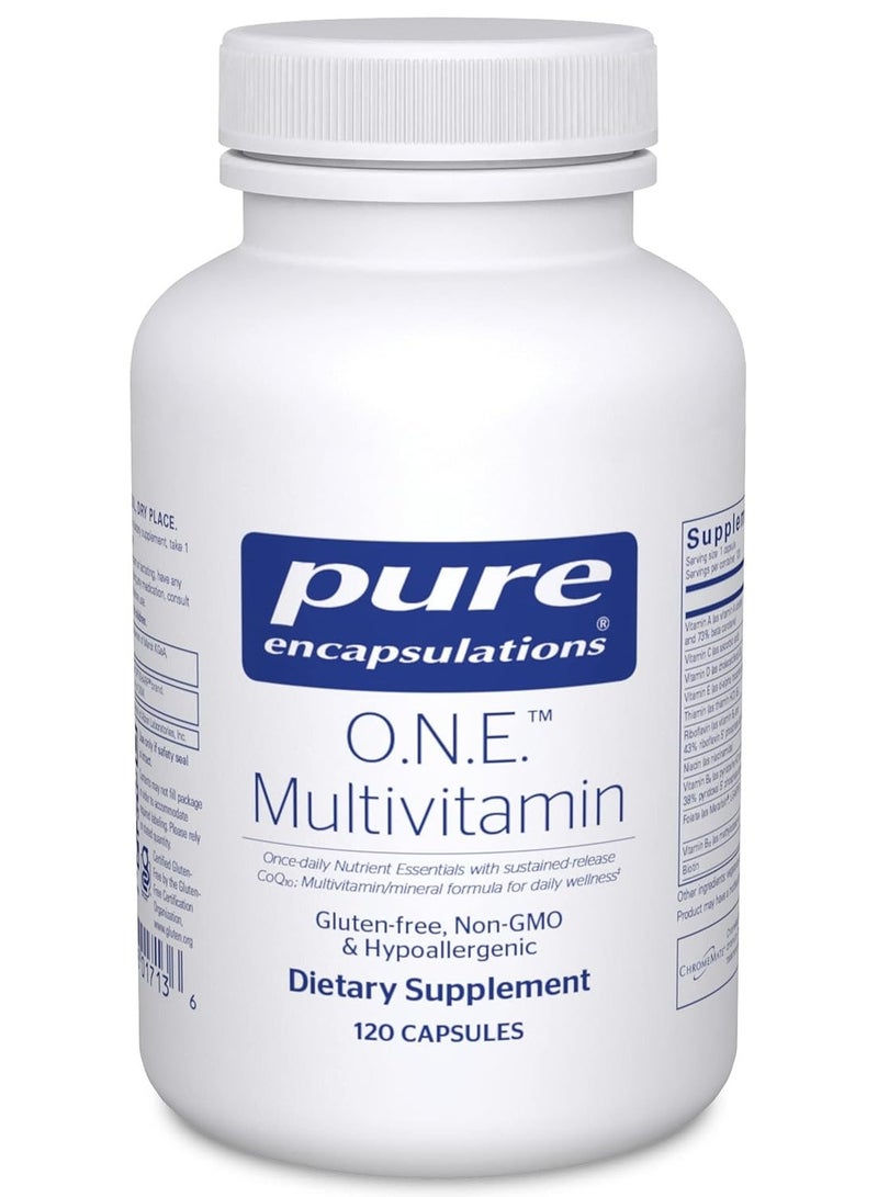 Pure Encapsulations O.N.E Multivitamin 120 Capsules - Image 1