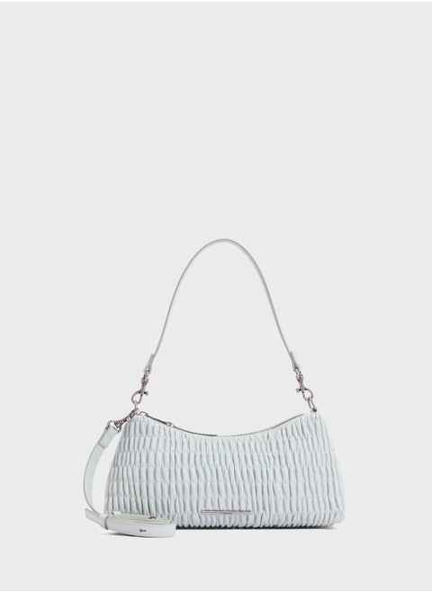 ROUCHED SHOULDER BAG