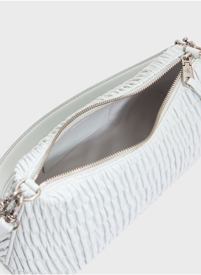 Calvin Klein Jeans ROUCHED SHOULDER BAG  - Image 5