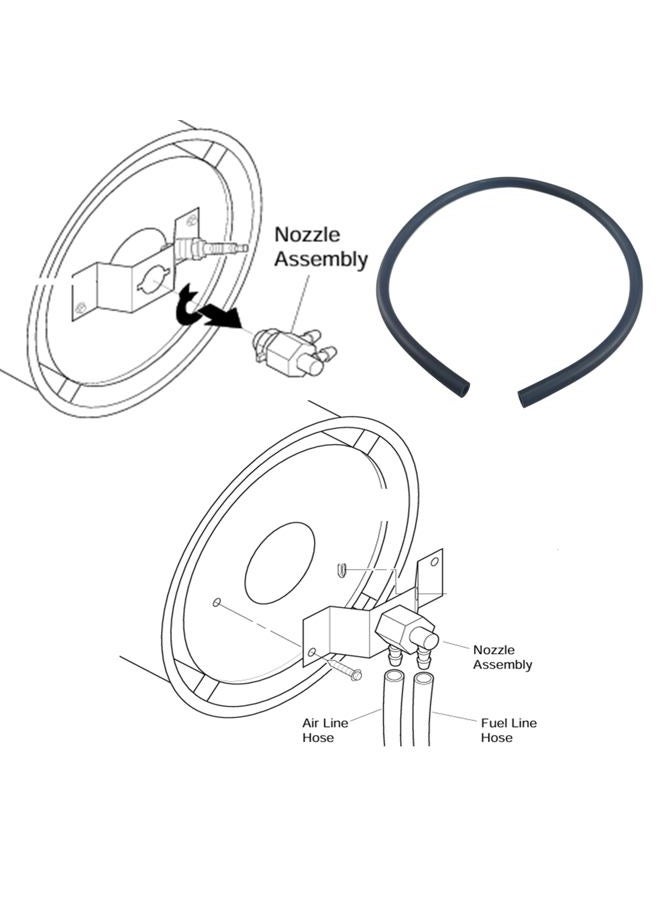 Irnyso Replacement Tube Air Line M50814-03 Fits Reddy Desa Kerosene Heaters(2pack) - Image 3