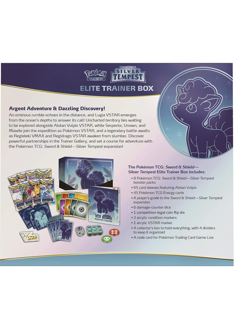 Pokemon TCG - Pokemon TCG: Sword & Shield Silver Tempest Elite Trainer Box - Image 1