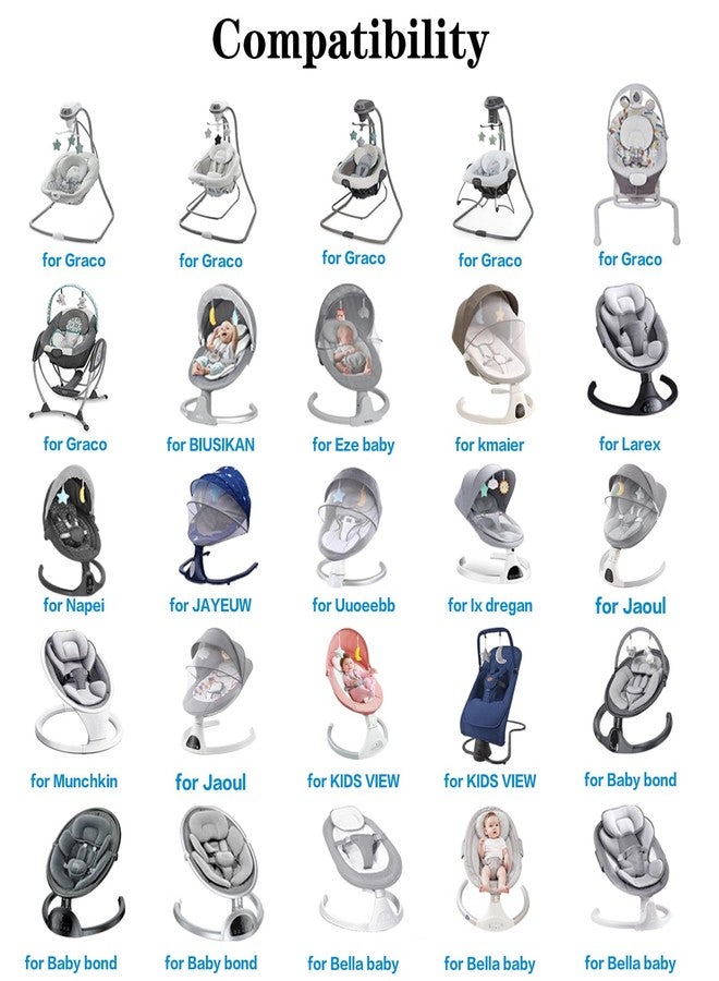 CSDWELL 5V Cord for Baby Swing Compatible with Graco,Munchkin,Kmaier,Jool,Latex,Babybond,Bioby,Bellababy,Ezebaby,Napei,Gopanda,Ixdregan Swing,Wall AC Power Adapter Replacement for SSA-5WVI-05 - Image 2