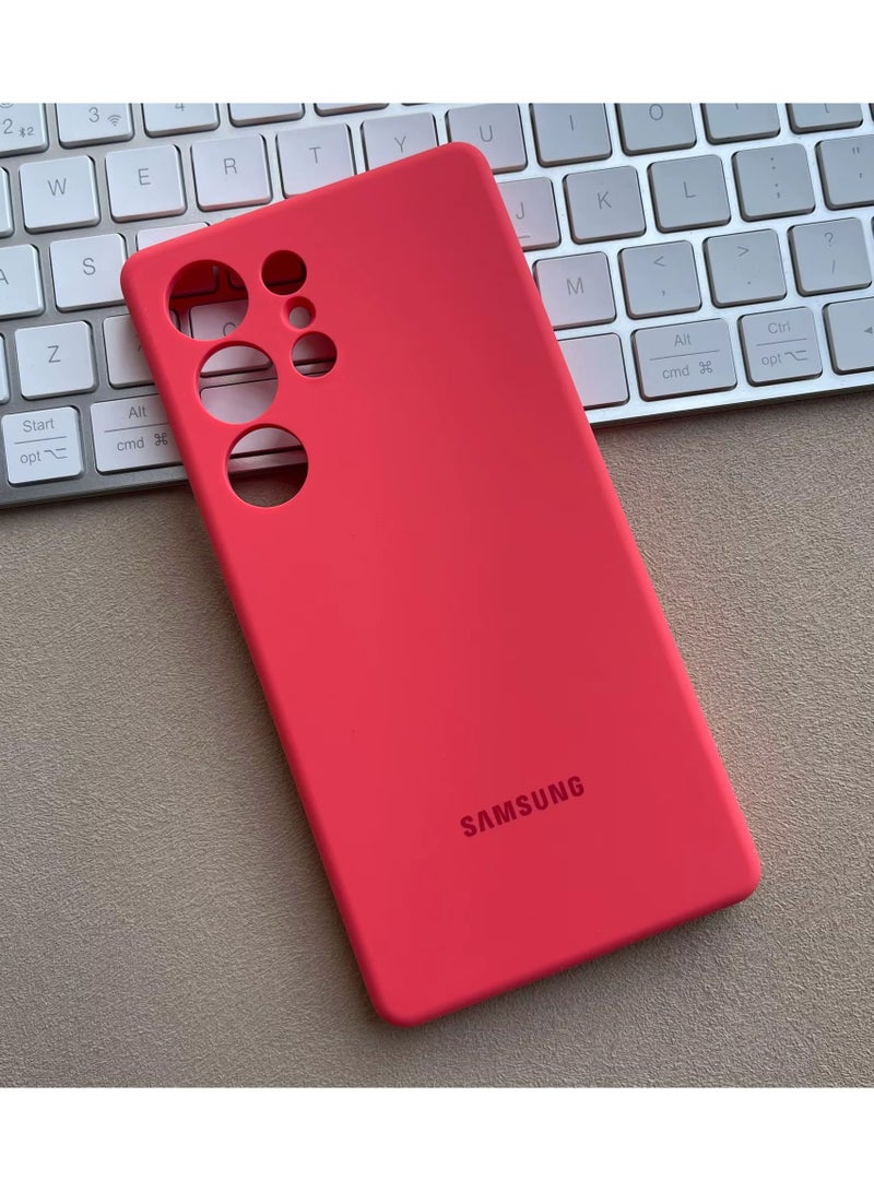 Galaxy S25 Ultra Silicone Case With Magsafe - Red - Image 2