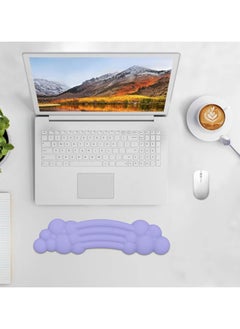 PIWIJOY Cloud Pad Keyboard Wrist Rest Soft Memory Foam -Purple  - Image 5