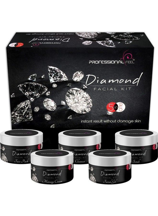 professional feel - Fiona Lotus Diamond Radiant Skin Instant Glow Beauty Parlour Fairness Facial Kit Pro Active All Type Of Skin Solution For Men And Women 500 Gm - Image 1
