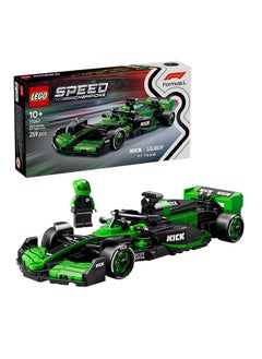LEGO Speed Champions KICK Sauber F1 Team C44 Race Car Toy with a Collectible Formula 1 Driver Minifigure - Model Kits for 10+ Year Old Boys & Girls or Adult Motorsport Fans 77247 (259 pieces)  - Image 1