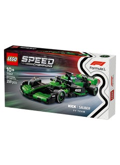 LEGO Speed Champions KICK Sauber F1 Team C44 Race Car Toy with a Collectible Formula 1 Driver Minifigure - Model Kits for 10+ Year Old Boys & Girls or Adult Motorsport Fans 77247 (259 pieces)  - Image 3