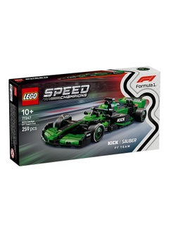 LEGO Speed Champions KICK Sauber F1 Team C44 Race Car Toy with a Collectible Formula 1 Driver Minifigure - Model Kits for 10+ Year Old Boys & Girls or Adult Motorsport Fans 77247 (259 pieces)  - Image 2