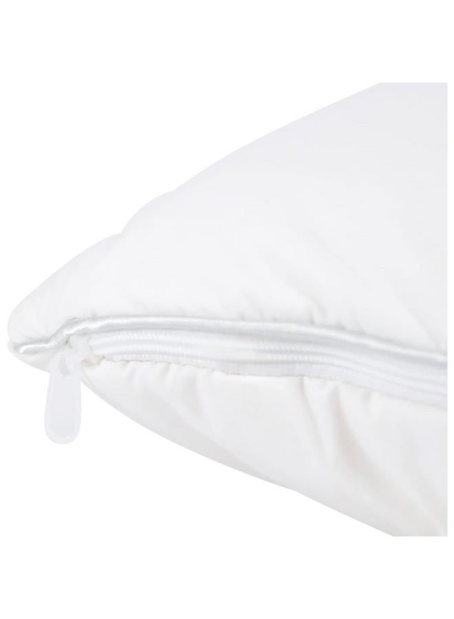 Fieldcrest Rectangular Feather Core and Washable Cotton Queen Pillow White 50 x 75cm FC FPQ - Image 3
