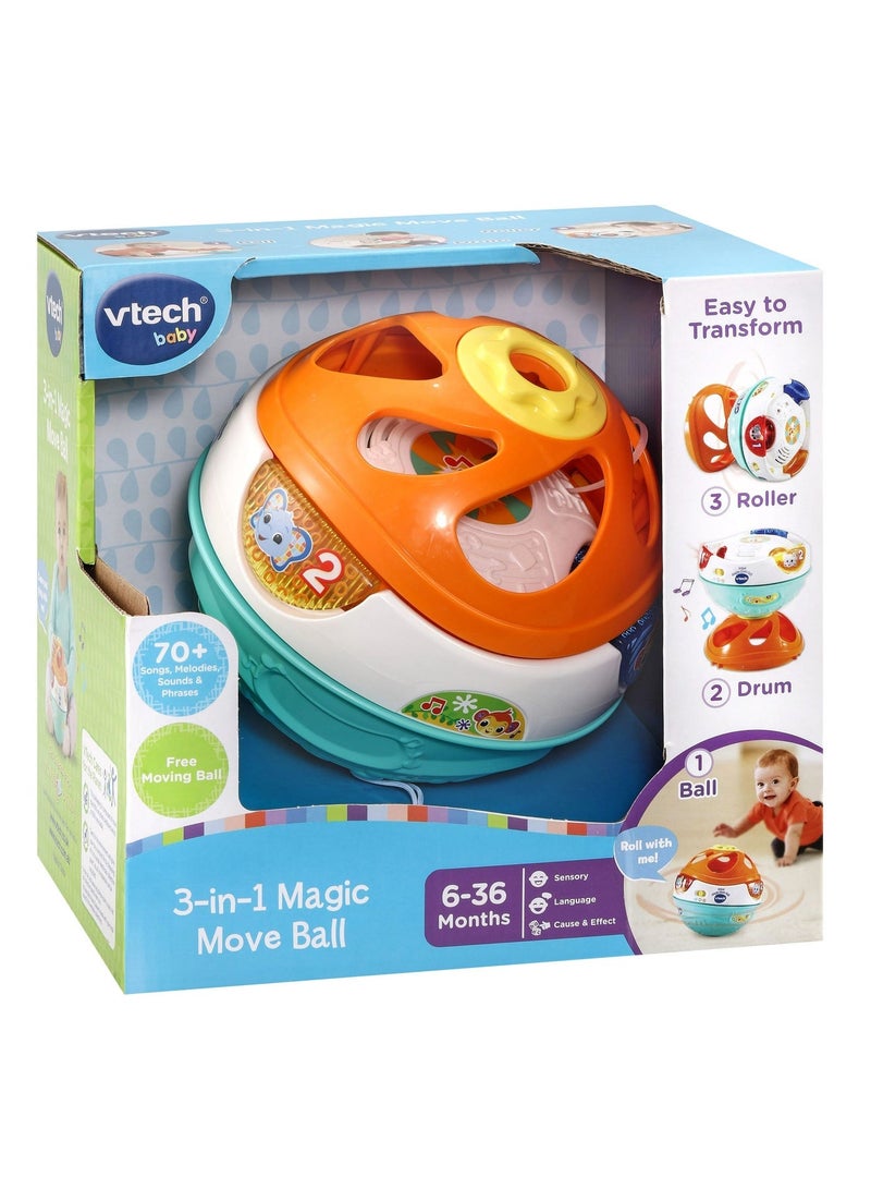 VTech - 3-in-1 Magic Move Ball | Interactive & Developmental Ball with Sounds and Music | Suitable for Ages 6 - 36 Months - Image 5