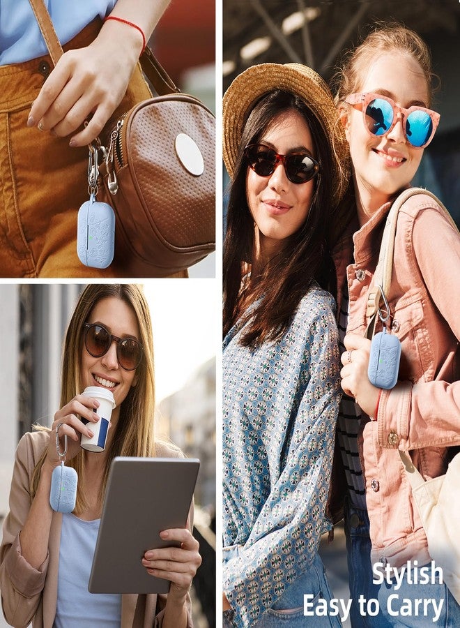 Lerobo for AirPods Pro 3 Case 2025 with Cleaner Kit, Flower Engraved Silicone Cover Compatible with Apple AirPods Pro 3rd Generation Case for Women with Keychain,Full Body Protection,Led Visible,Lilac - Image 2
