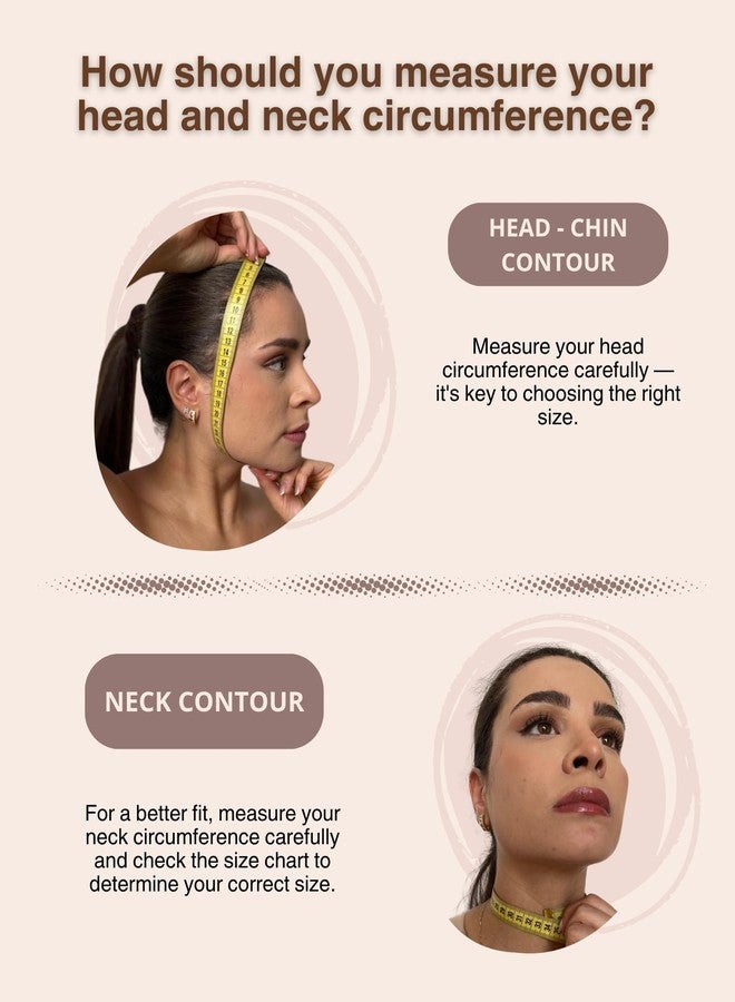 Shape Concept 301 Neck & Chin Compression Strap Face Bandage Support for Recovery & Contouring - Image 4
