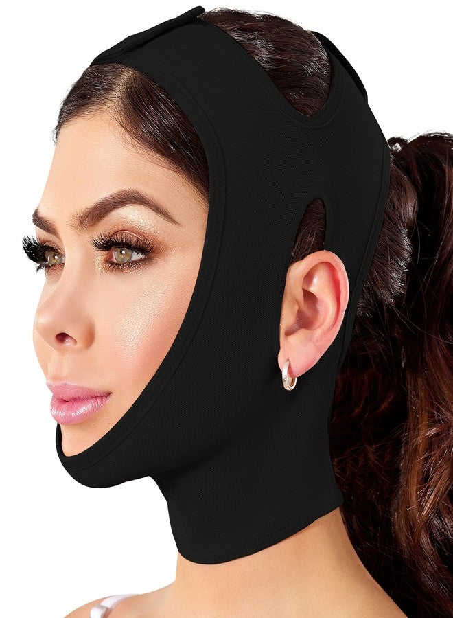Shape Concept 301 Neck & Chin Compression Strap Face Bandage Support for Recovery & Contouring - Image 1