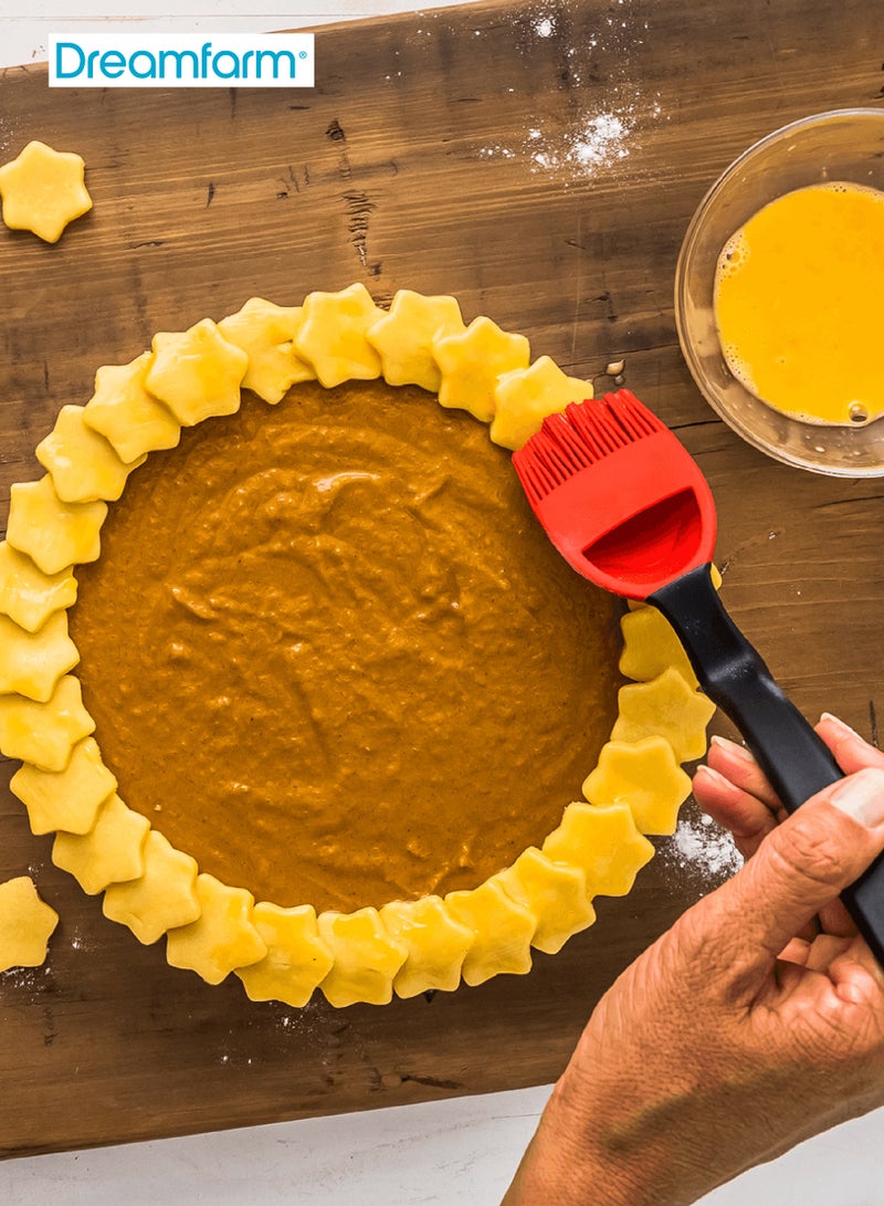 دريم فارم فرشاة لتوزيع الصوص | فرشاة سيليكون للتوزيع | مقاومة للحرارة حتى 260°C | تصميم مضاد للتنقيط | 28سم × 5سم | آمنة للغسل في غسالة الصحون وغير لاصقة - Image 2