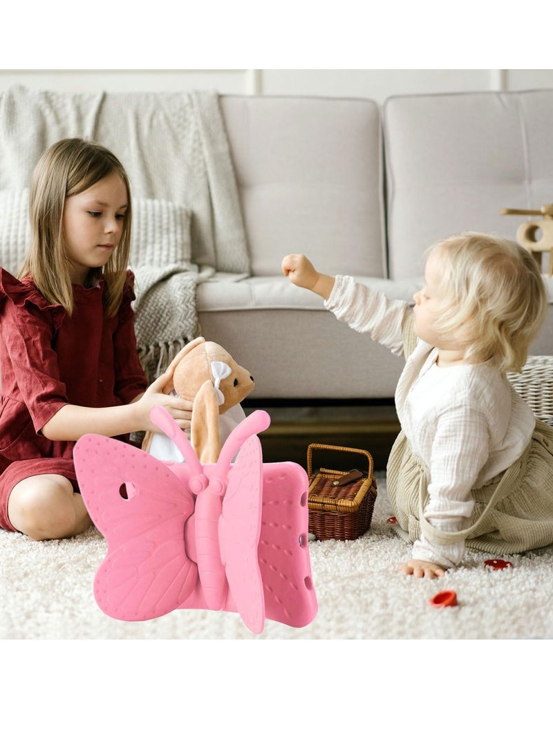 iPad 6th Generation Case for Kids, iPad 9.7 inch Case, Light Weight Shockproof EVA Foam Protective Tablet Stand Cover Holder for Apple iPad Air/Air 2 iPad 9.7 2017/2018 - Cute Butterfly - Image 2