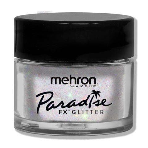Mehron Paradise Glitter In Silber – Glitzerstaub Für Gesicht & Körper, 7 G Dose