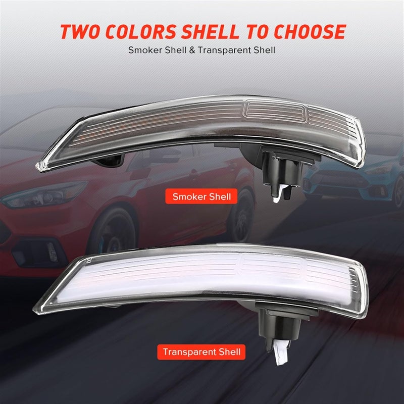 QASULER Dynamic Turn Signal Light for Ford Focus - Image 5